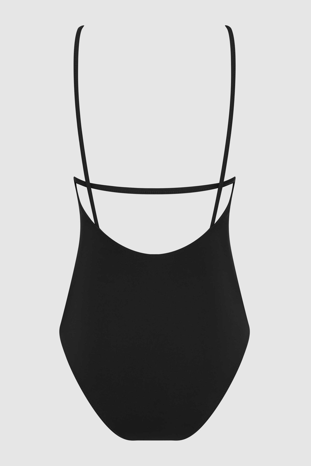 Slim Scoop One Piece - Black