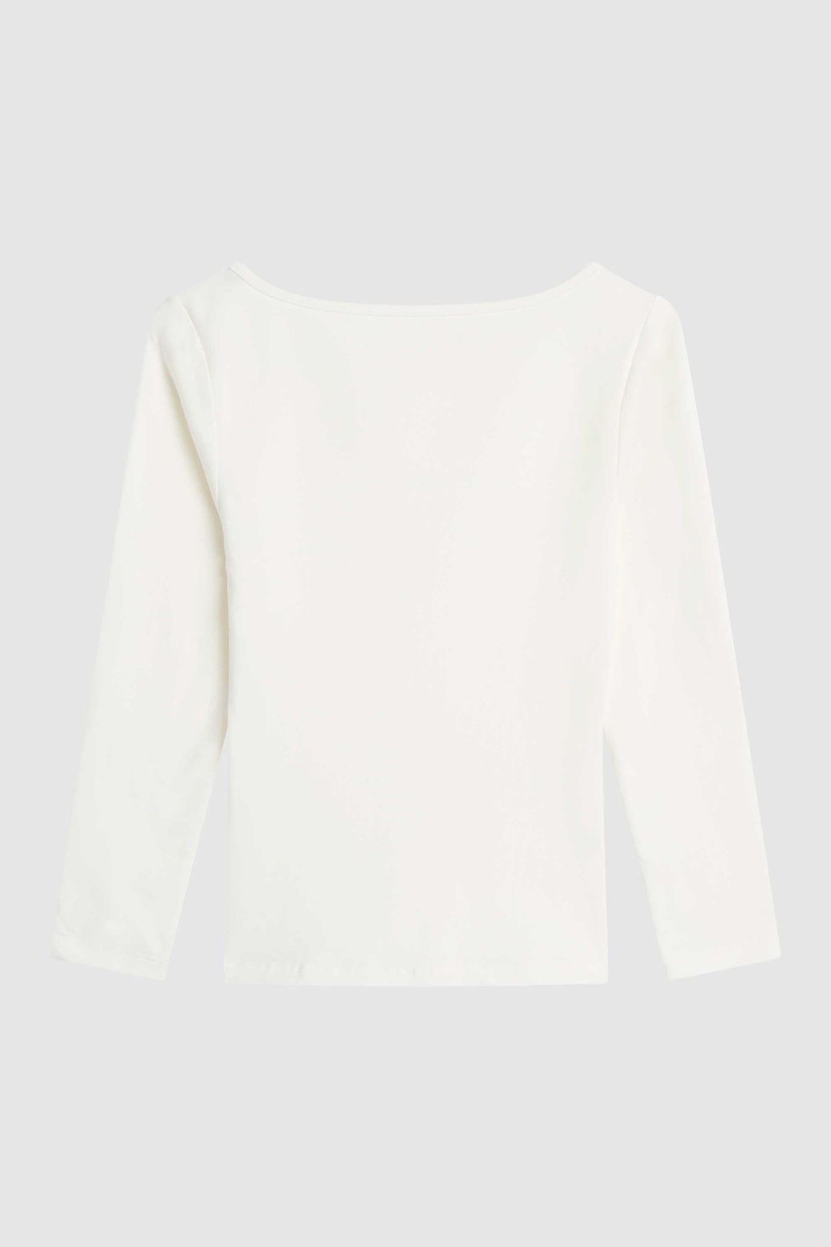 Soft Jersey Ballerina Top - White