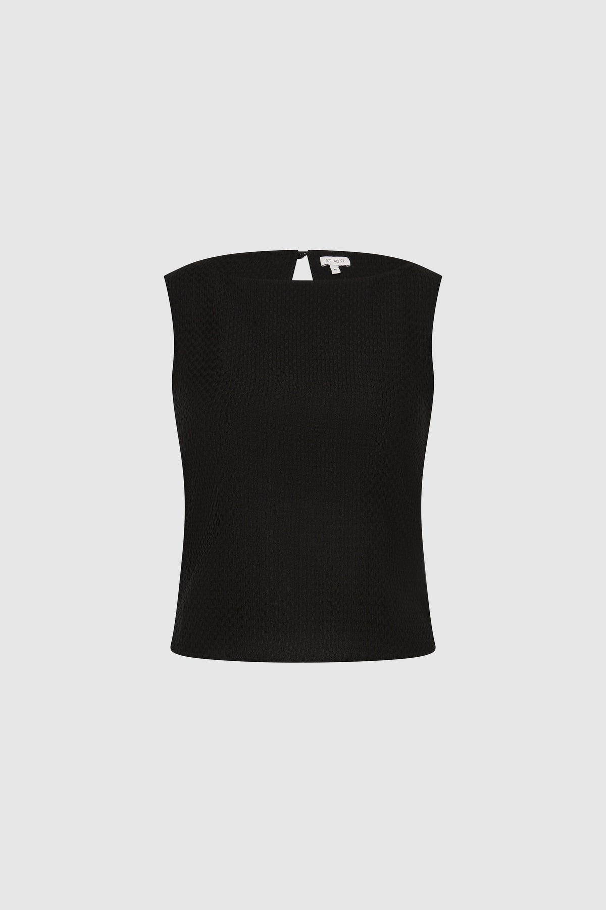 Textured Weave Top - Black