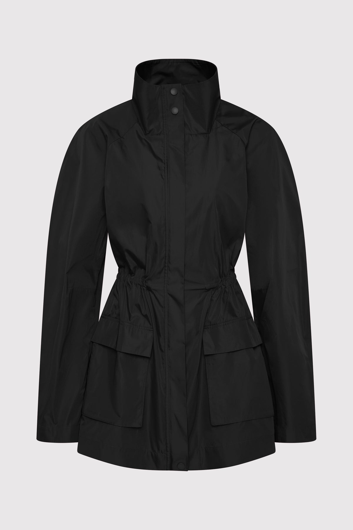 Paper Taffeta Parka - Black