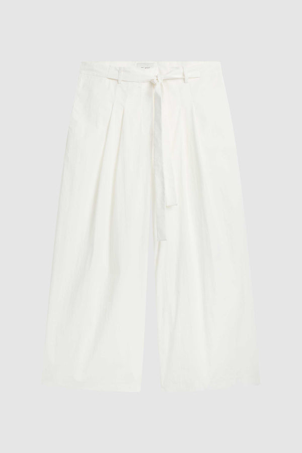 Adjustable Palazzo Pants - White