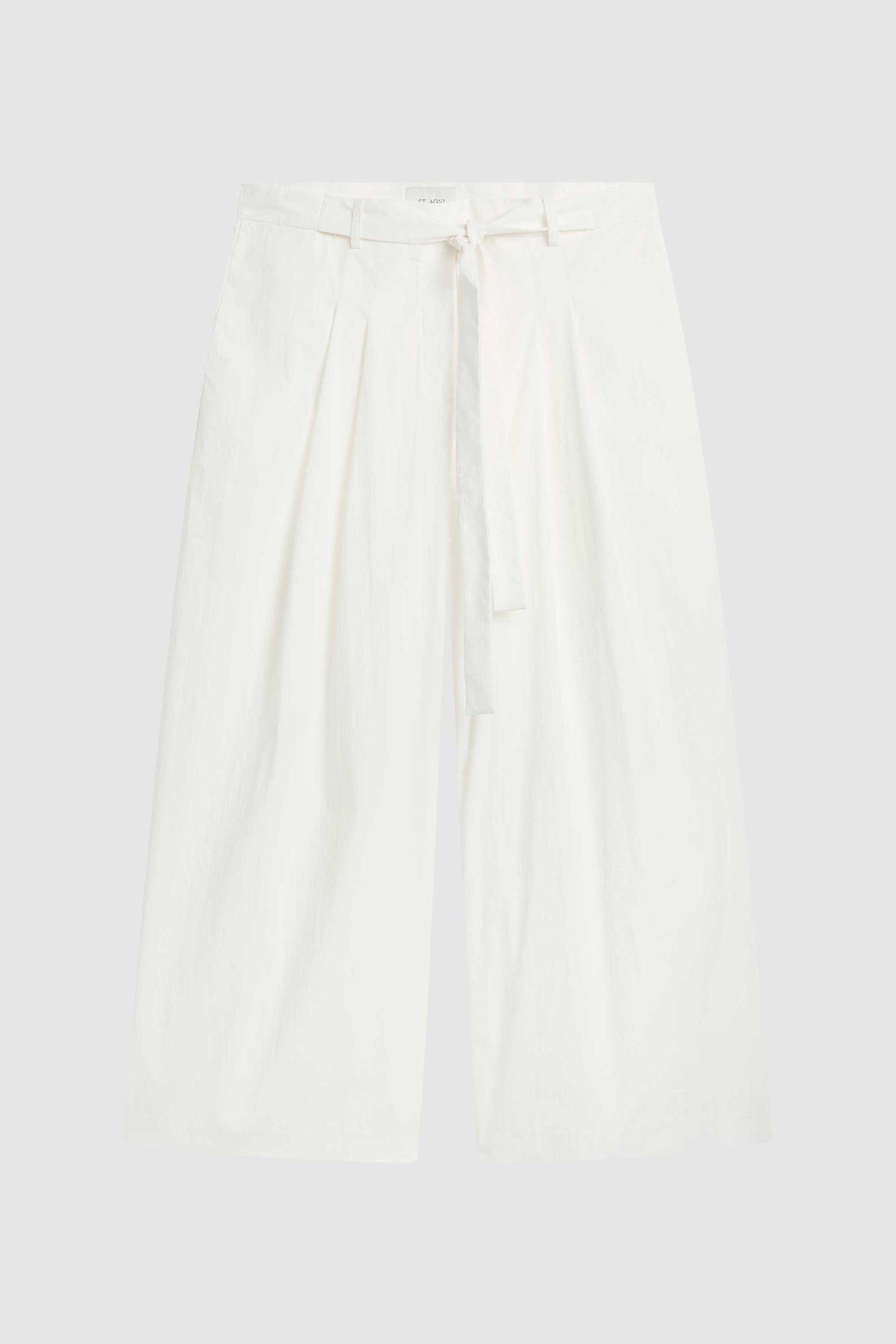Adjustable Palazzo Pants - White