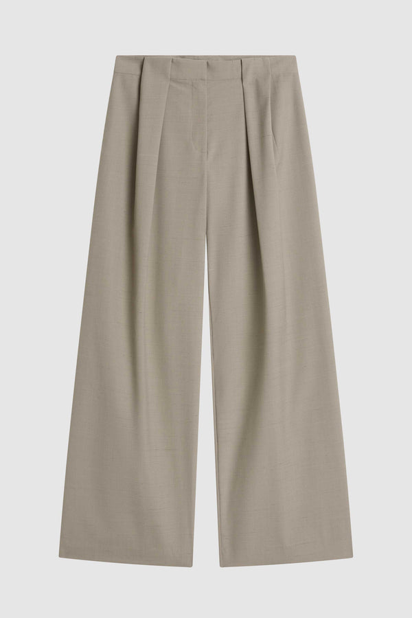 Pleat Loop Pants - Mousse