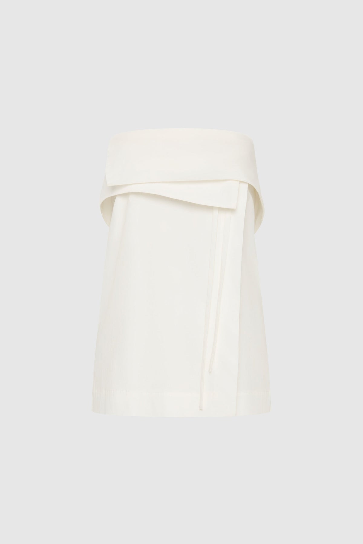 Strapless Wrap Top - Off White