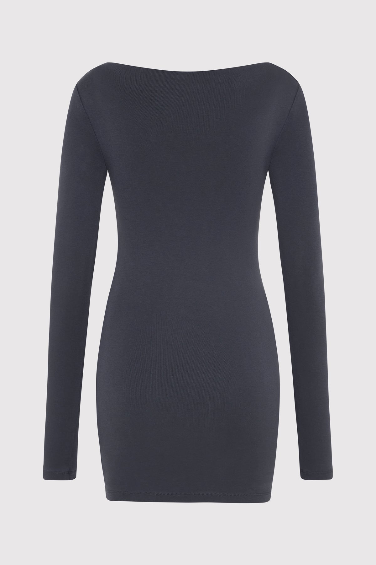 Organic Cotton Bateau Dress - Storm