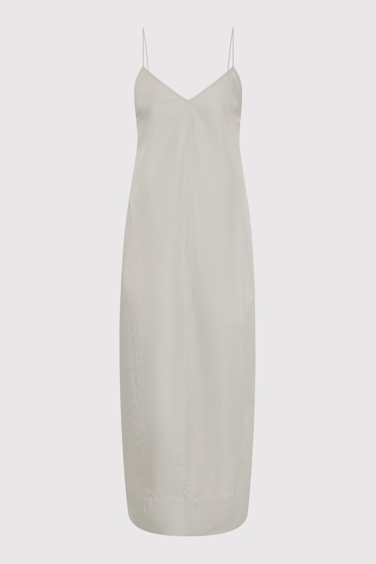 Paper Taffeta Cocoon Dress - Silver
