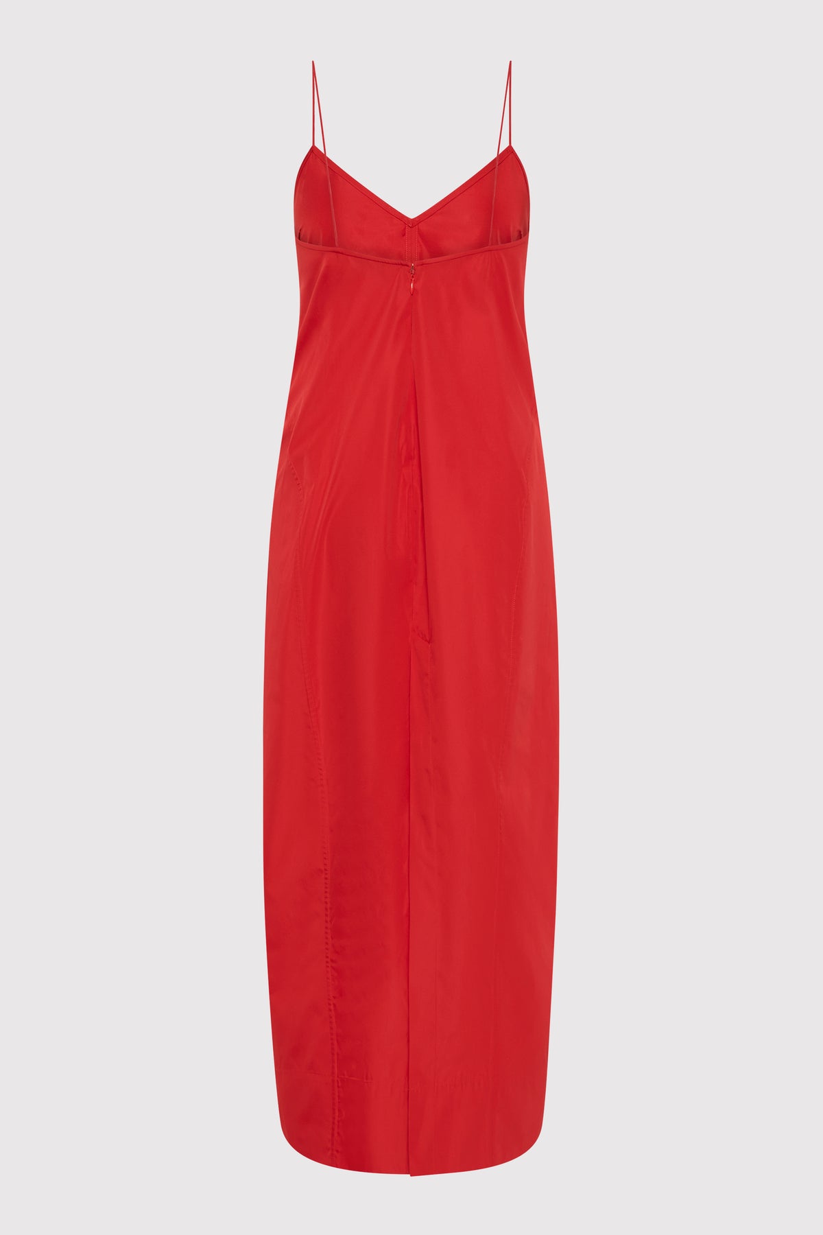 Paper Taffeta Cocoon Dress - Red
