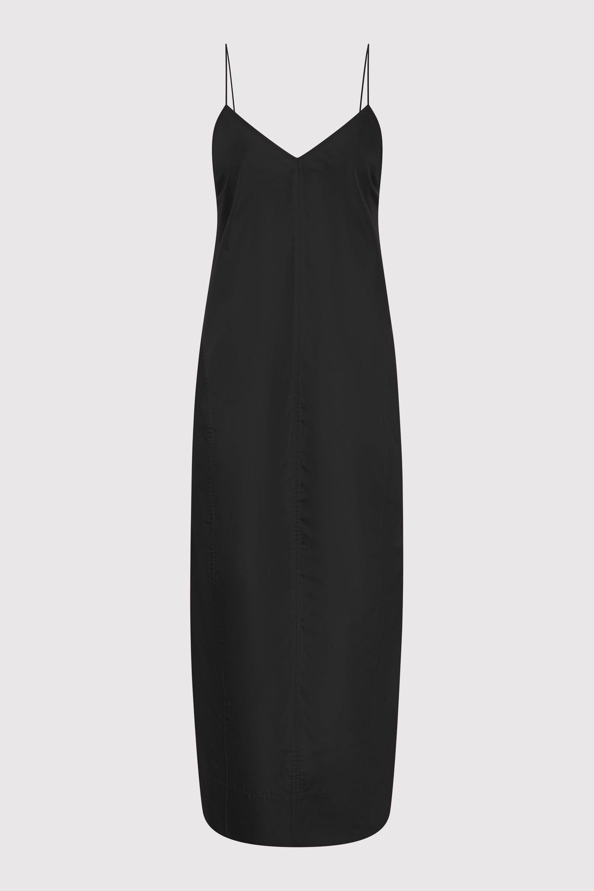 Paper Taffeta Cocoon Dress - Black