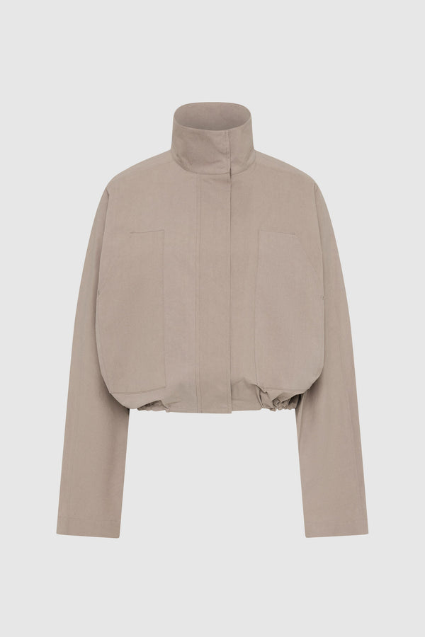 Technical Cotton Carpenter Jacket - Grey Stone