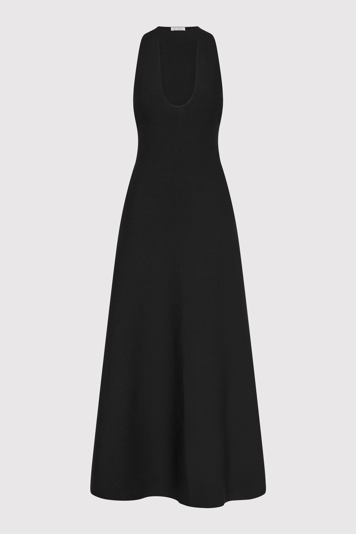 St. Agni | Sculpted Knit Dress - Black St. Agni | Sculpted Knit Dress - Black