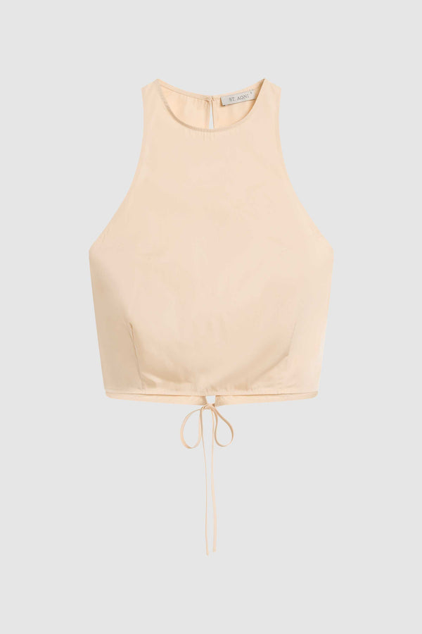 Paper Taffeta Cocoon Top - Pink Salt