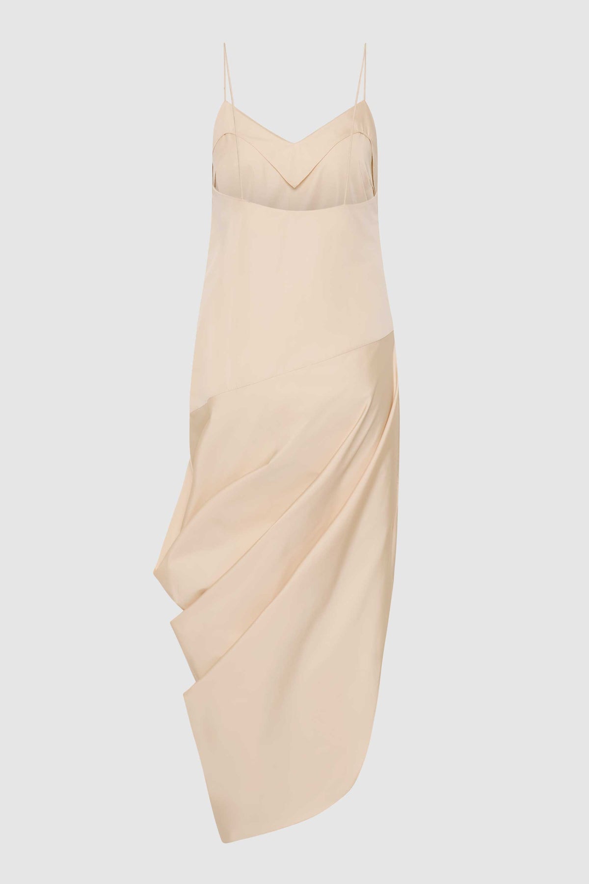 Paper Taffeta Drape Dress - Pink Salt