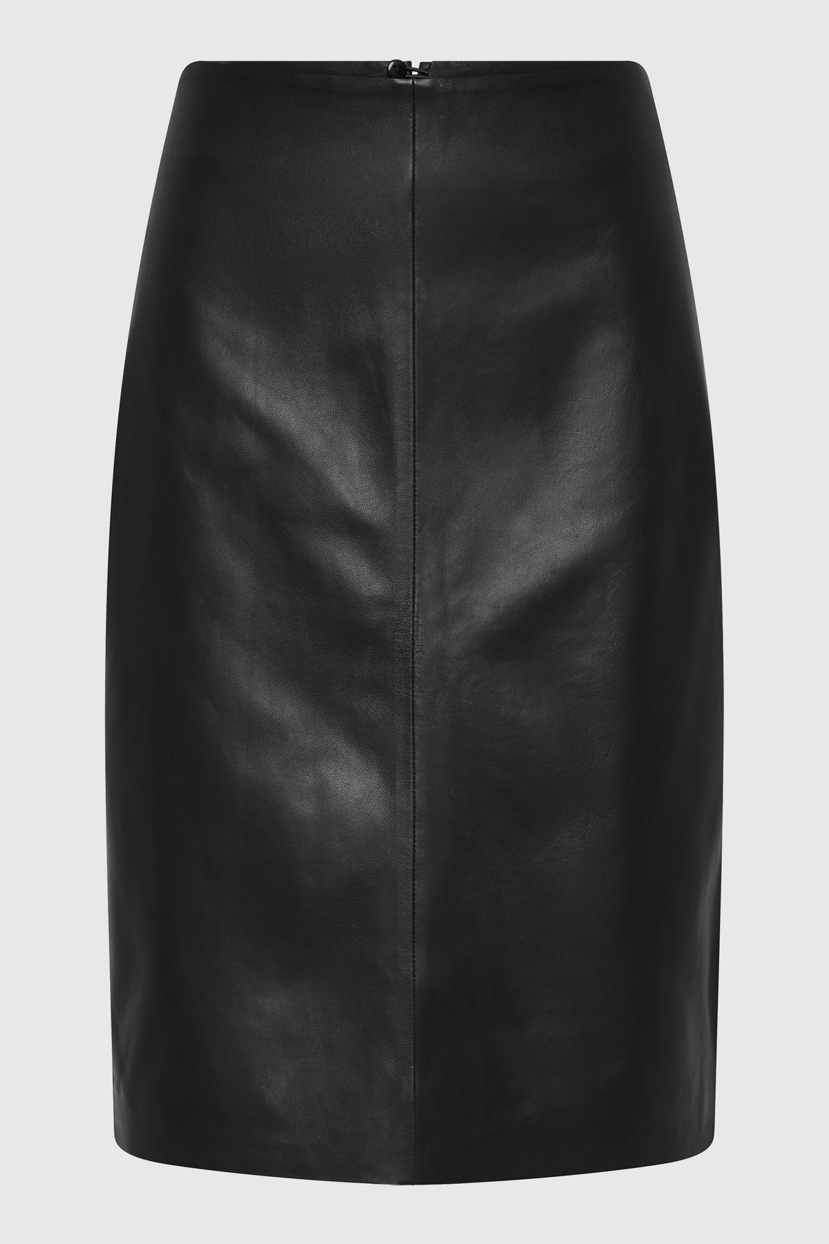 Leather Pencil Skirt - Black