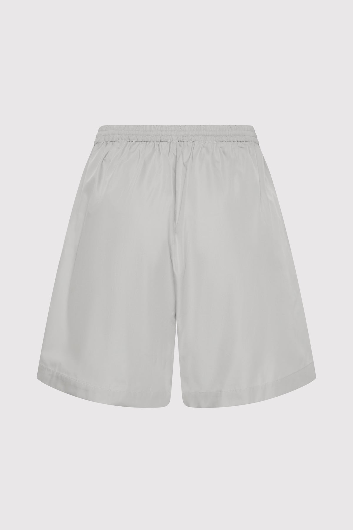 Paper Taffeta Short - Silver / Off White