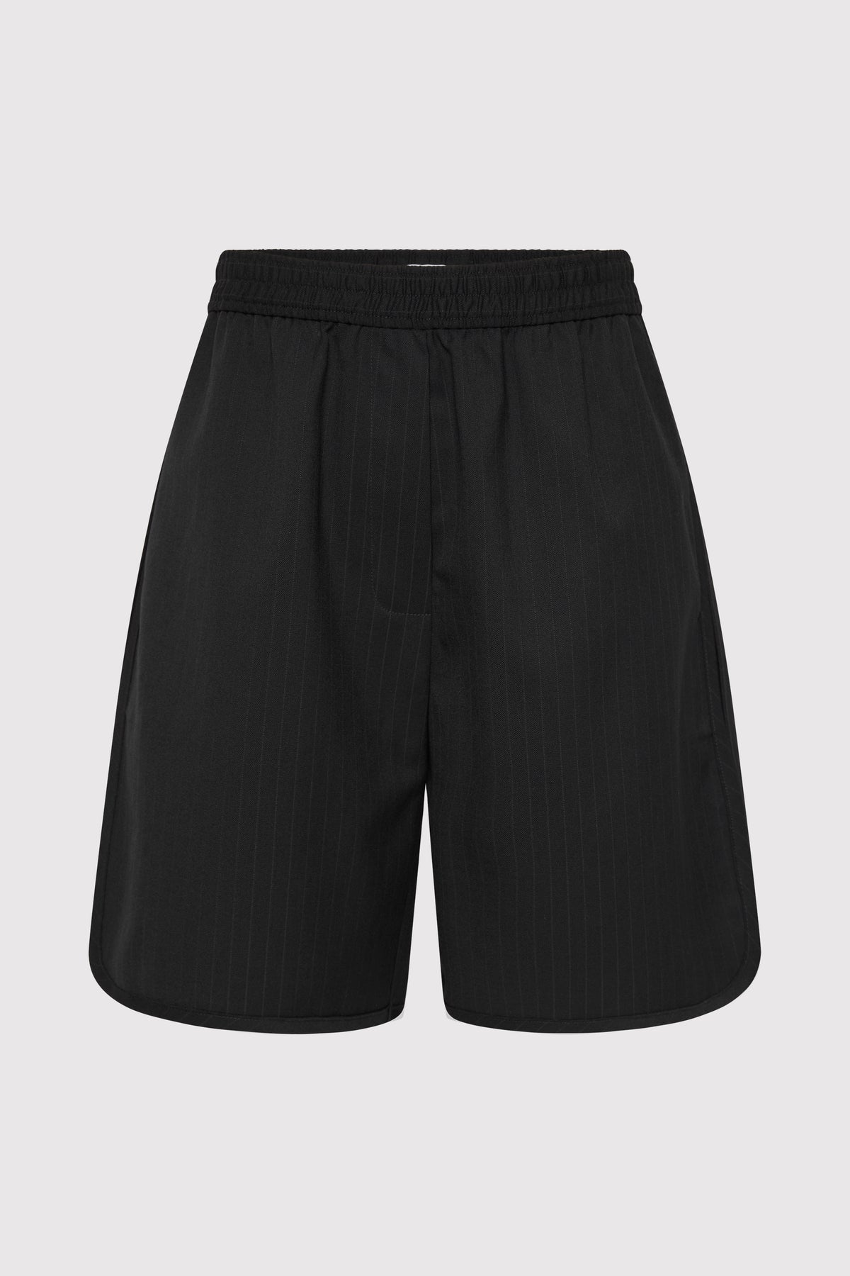 Tailored Active Shorts - Black Pinstripe