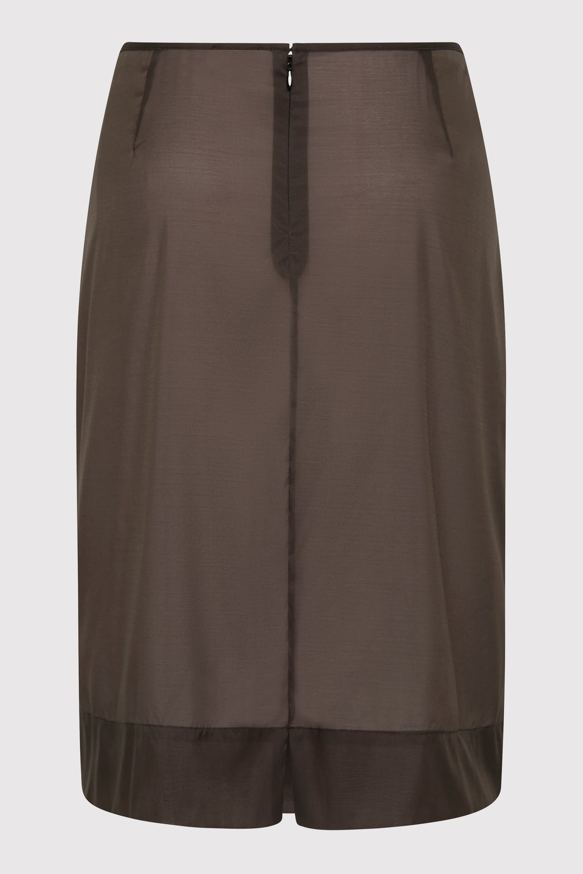Transparent Skirt - Black Olive