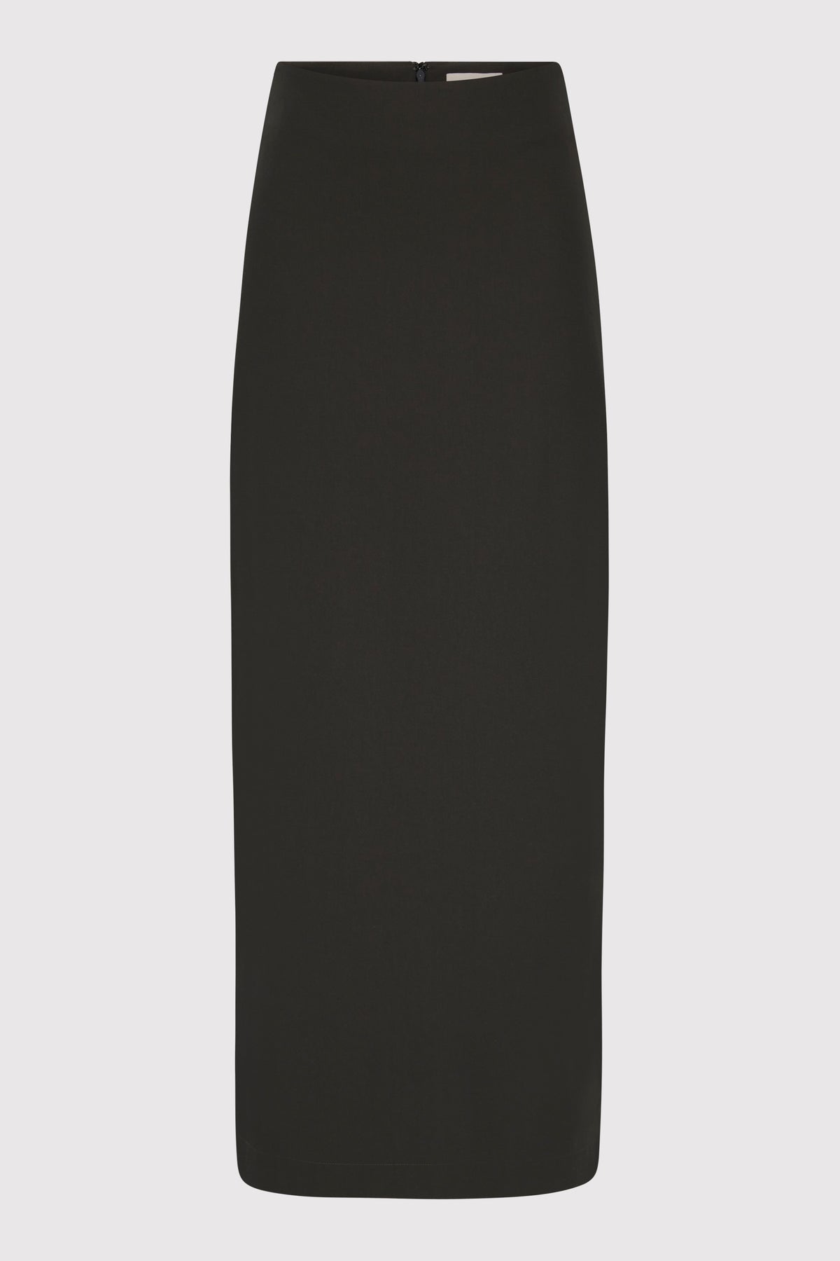 Minimal Column Skirt - Black Olive