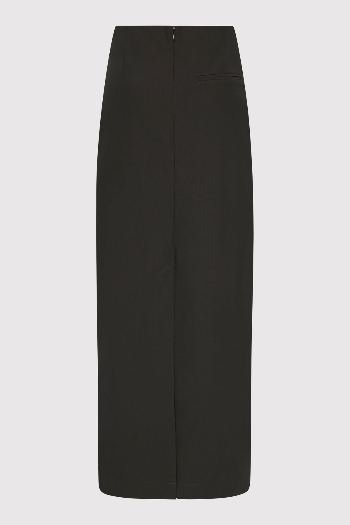 Minimal Column Skirt - Black Olive
