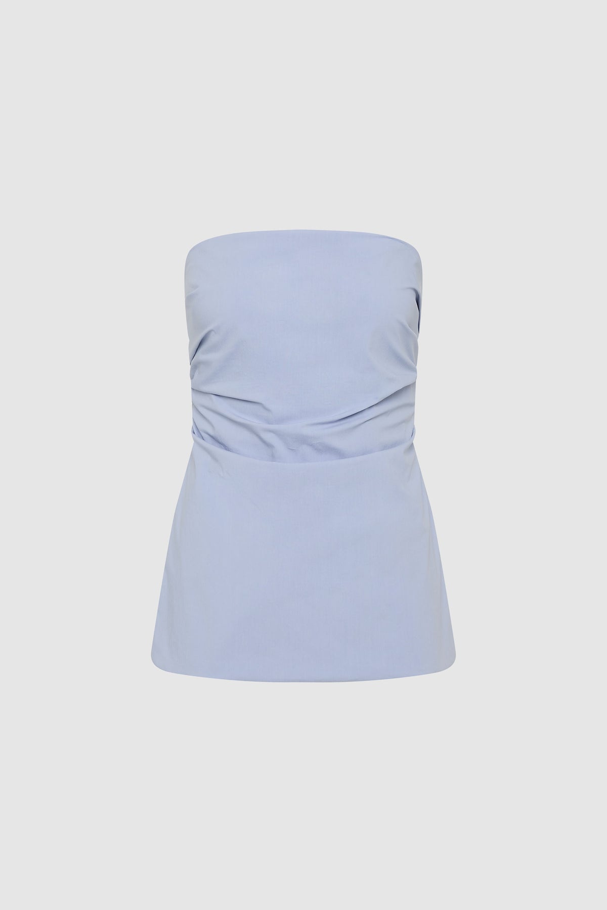 Strapless Tie Back Top - Sky