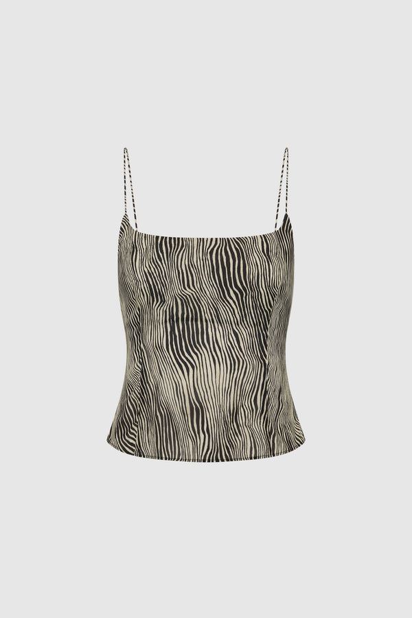 Savannah Silk Cami - Sand