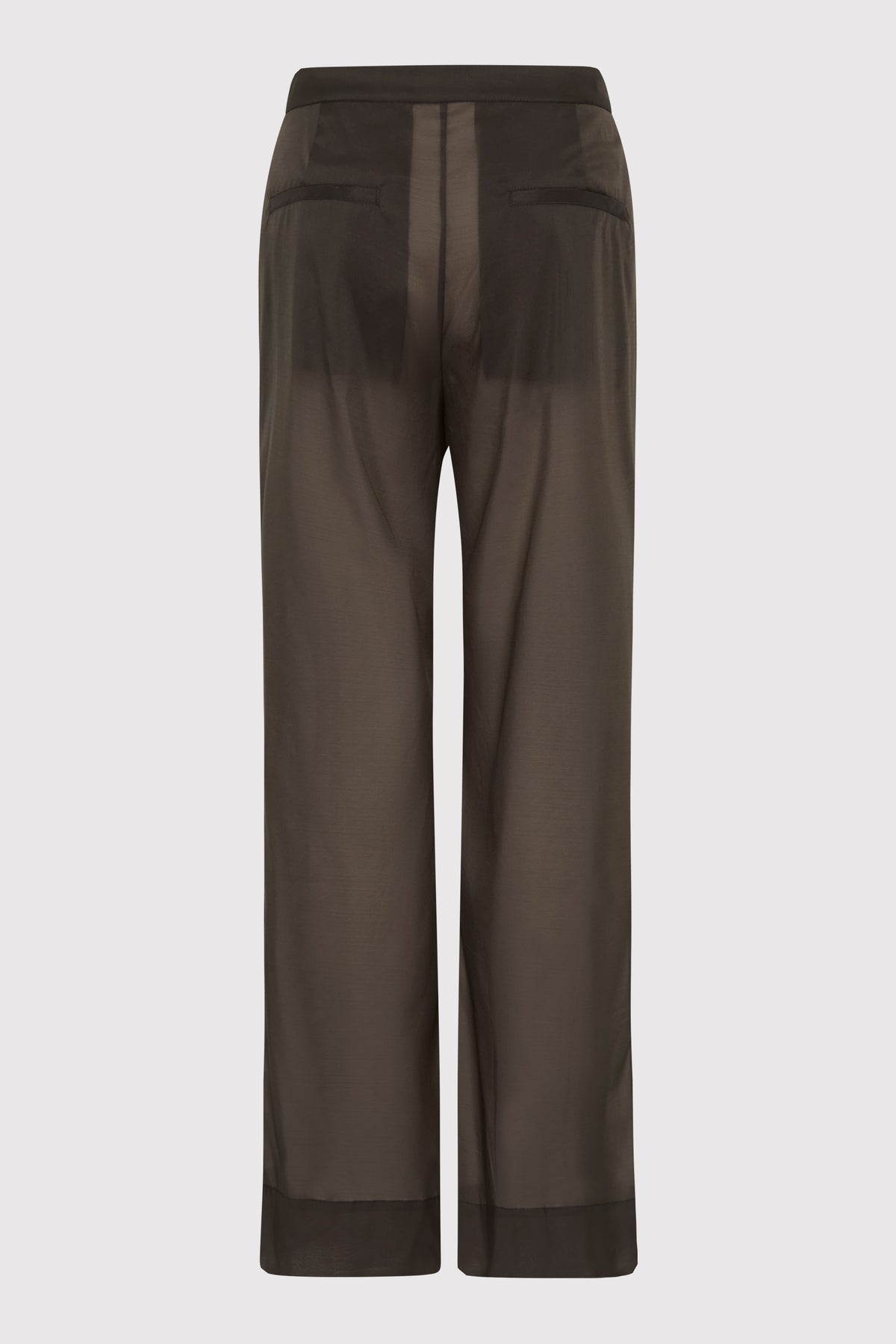 Tailored Transparent Pants - Black Olive