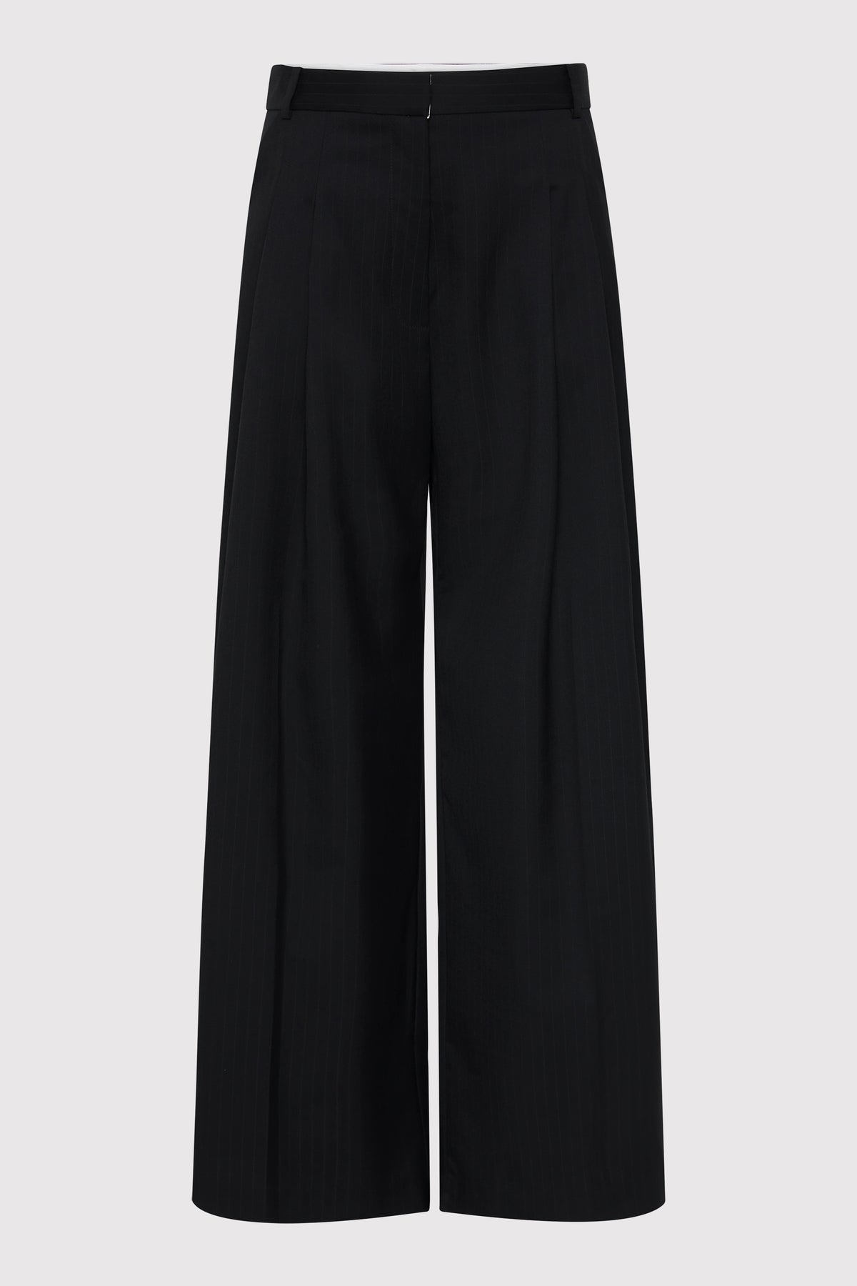 Side Stripe Homme Pant - Black Pinstripe
