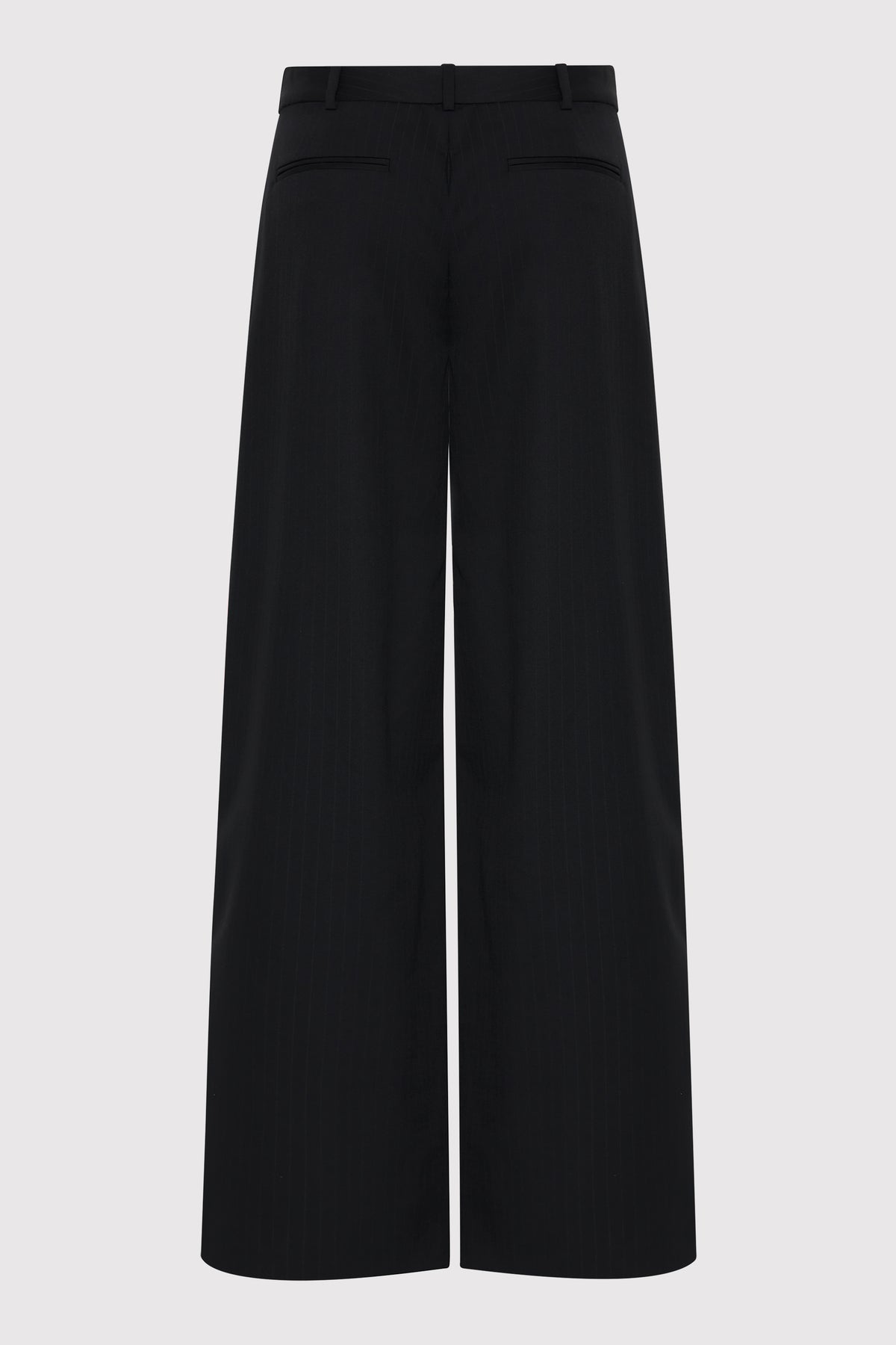 Side Stripe Homme Pant - Black Pinstripe