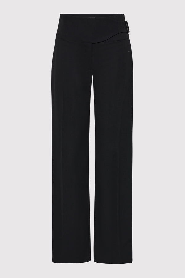 Cummerbund Pants - Black