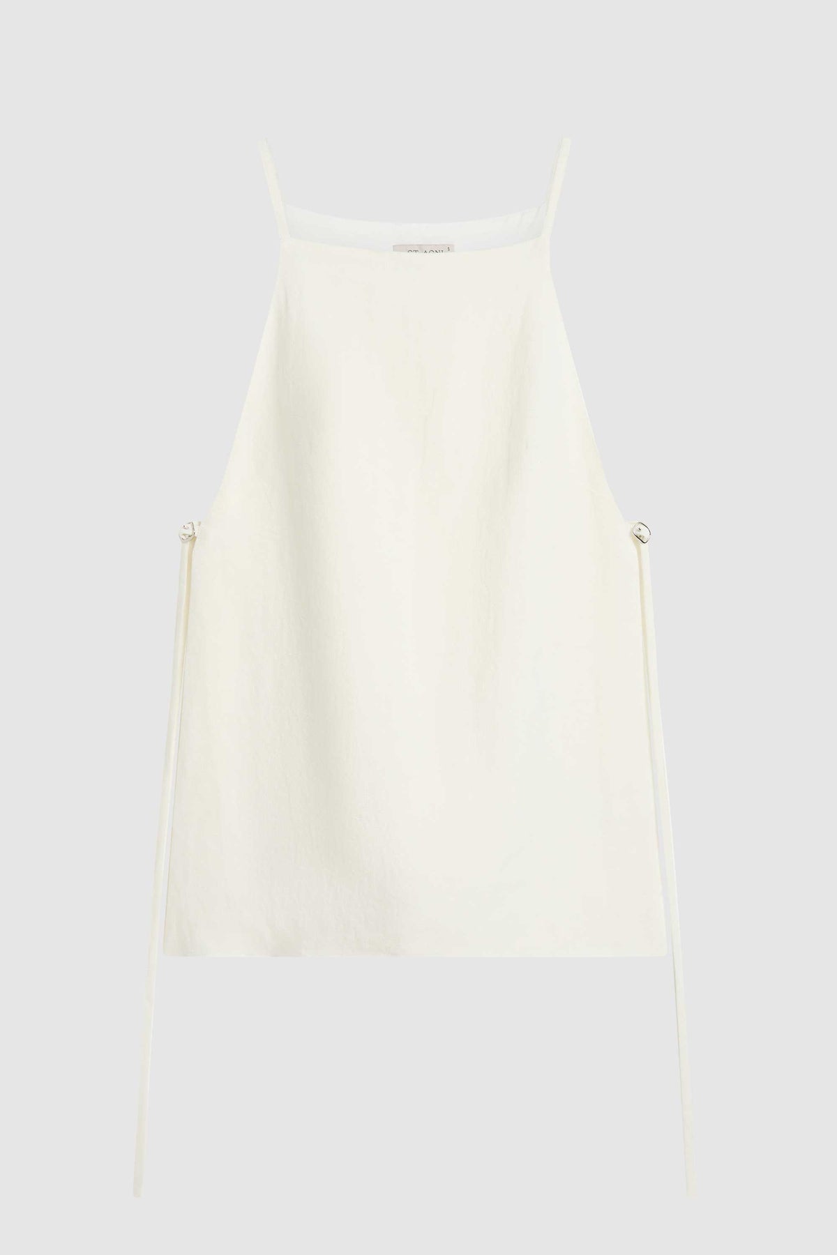 Belted Side Detail Top - Off White