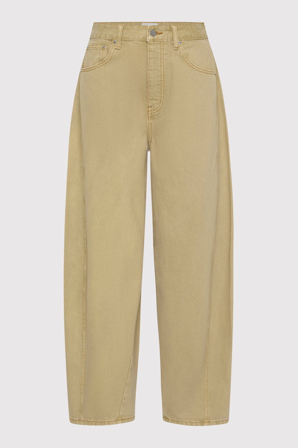 Mid Rise Balloon Jeans - Sahara