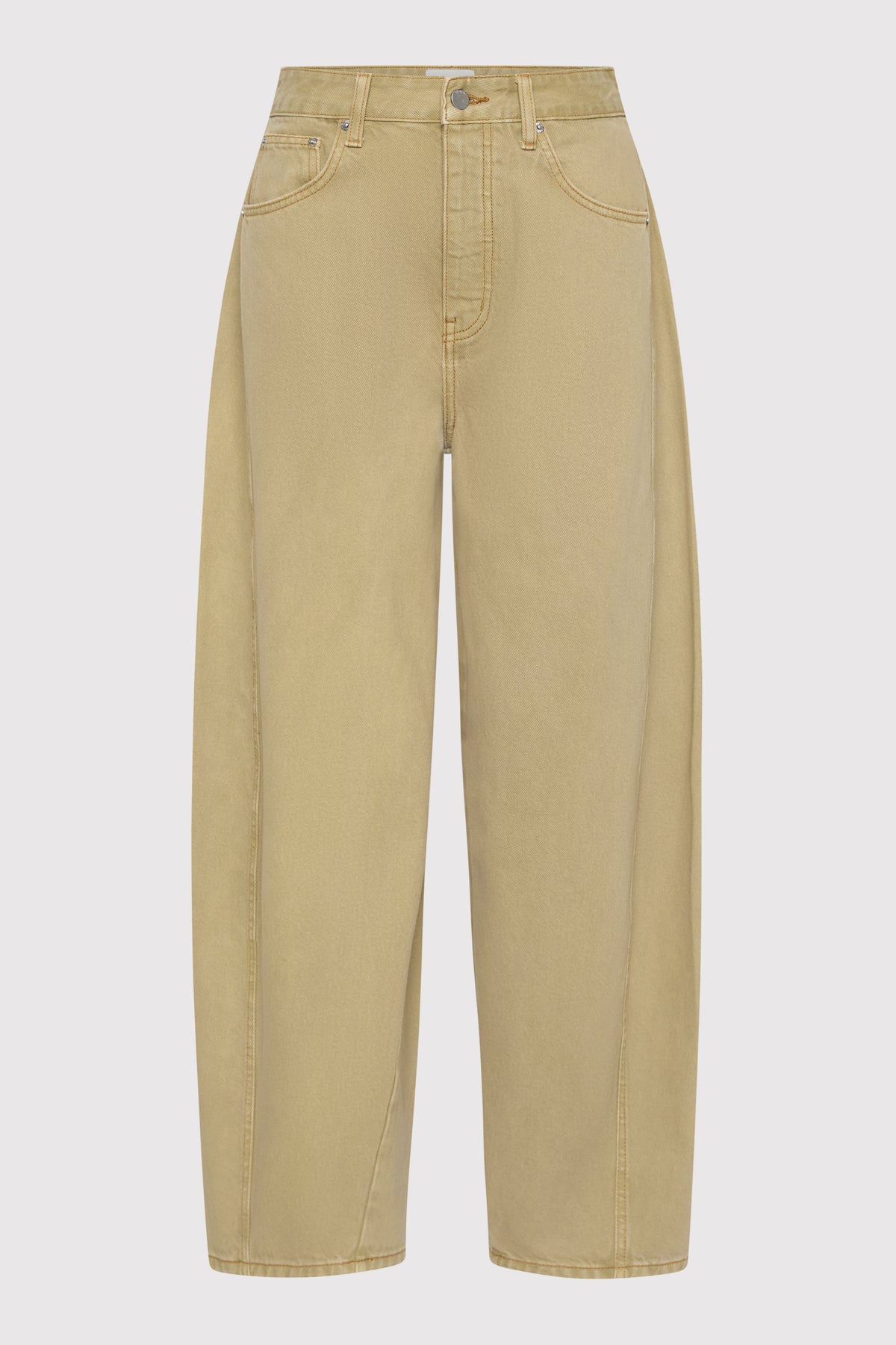 Mid Rise Balloon Jeans - Sahara