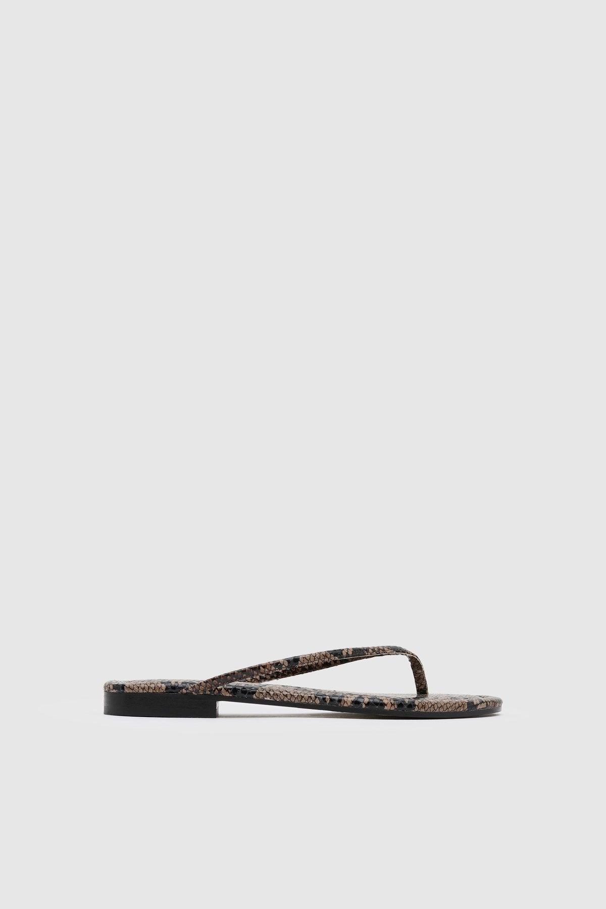 Fine Flip Flop - Python Embossed - Ghost