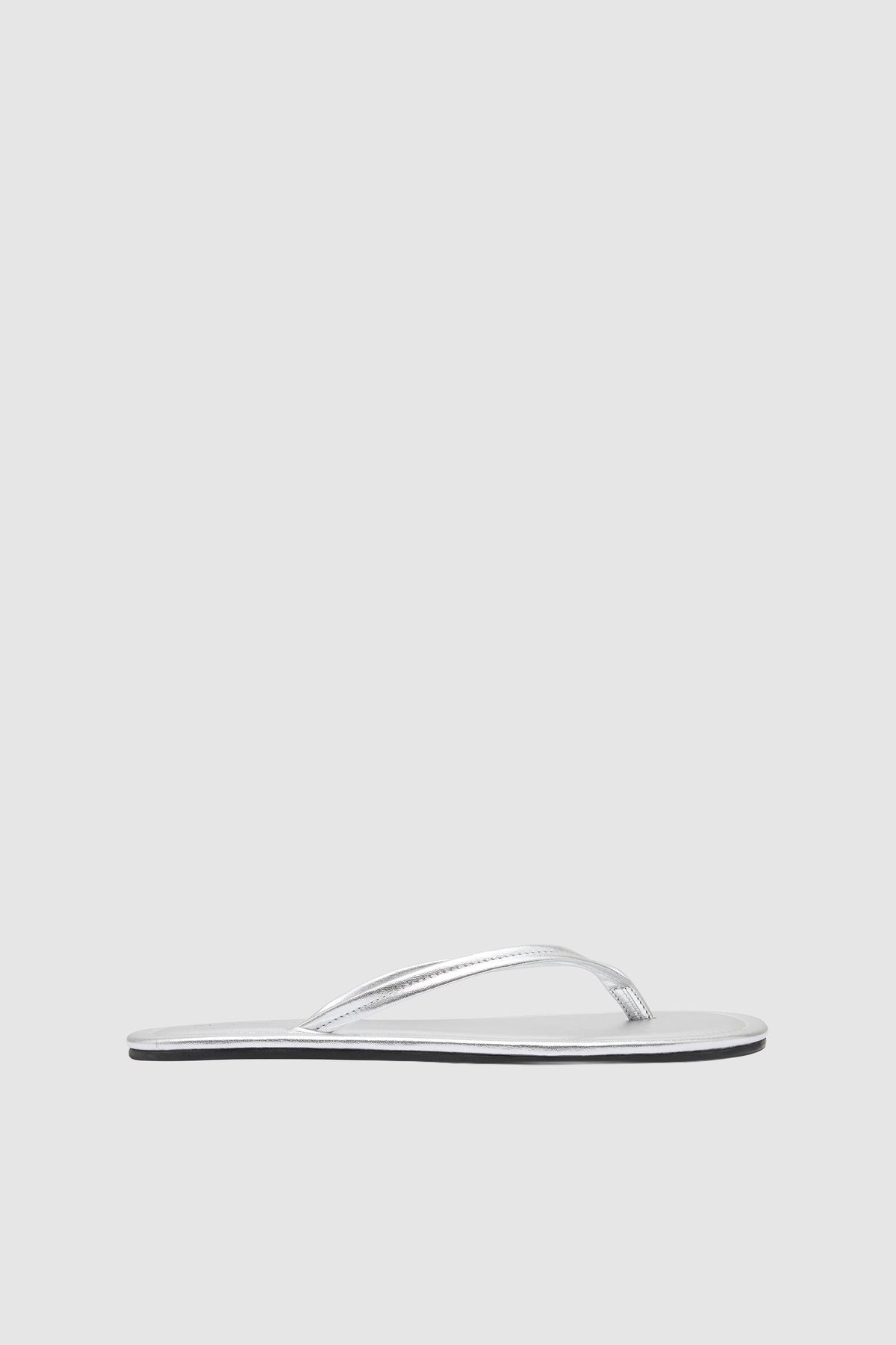 Thong Detail Slide - Silver