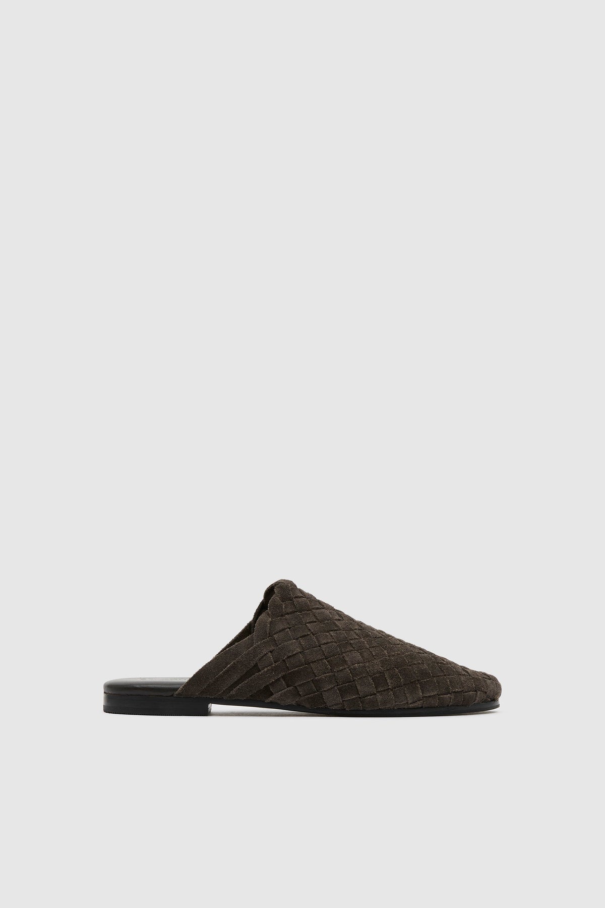 Bunto Woven Loafer - Ganache Suede - Ghost