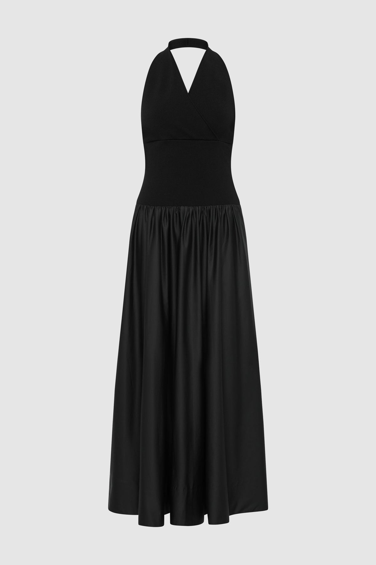 St. Agni | Knit Halter Backless Dress - Black St. Agni | Knit Halter Backless Dress - Black