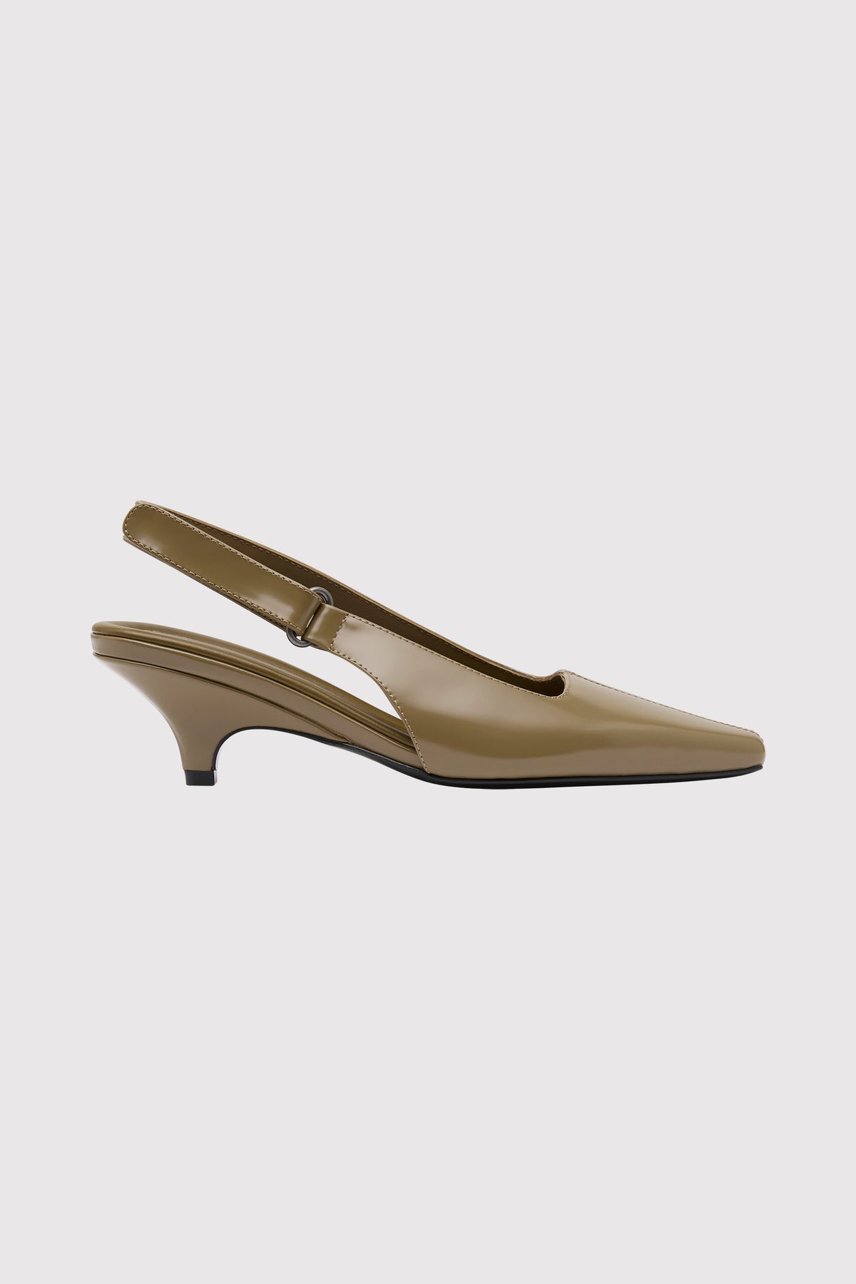 Utility Sling Back Heel - Oak