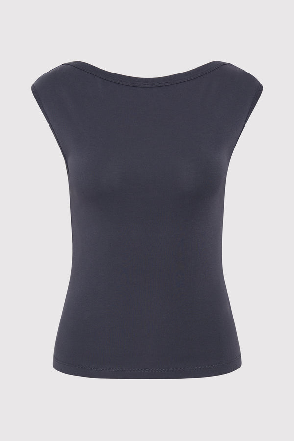 Organic Cotton Ballerina Top - Storm