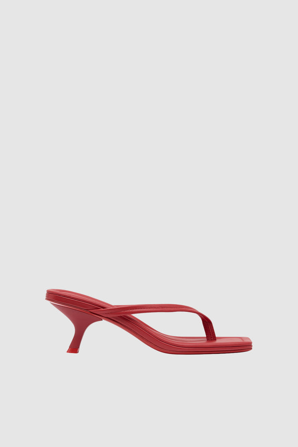 Thong Detail Heel - Rosso