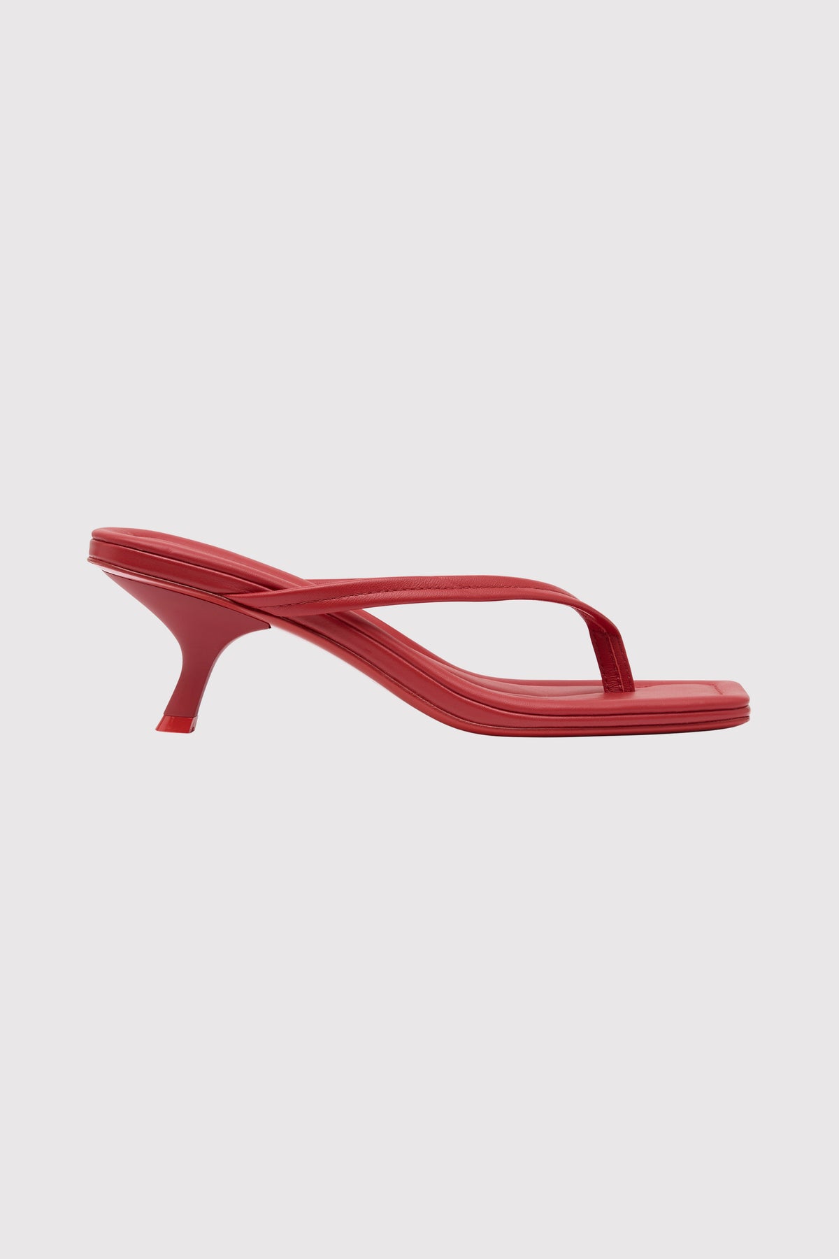 Thong Detail Heel - Rosso