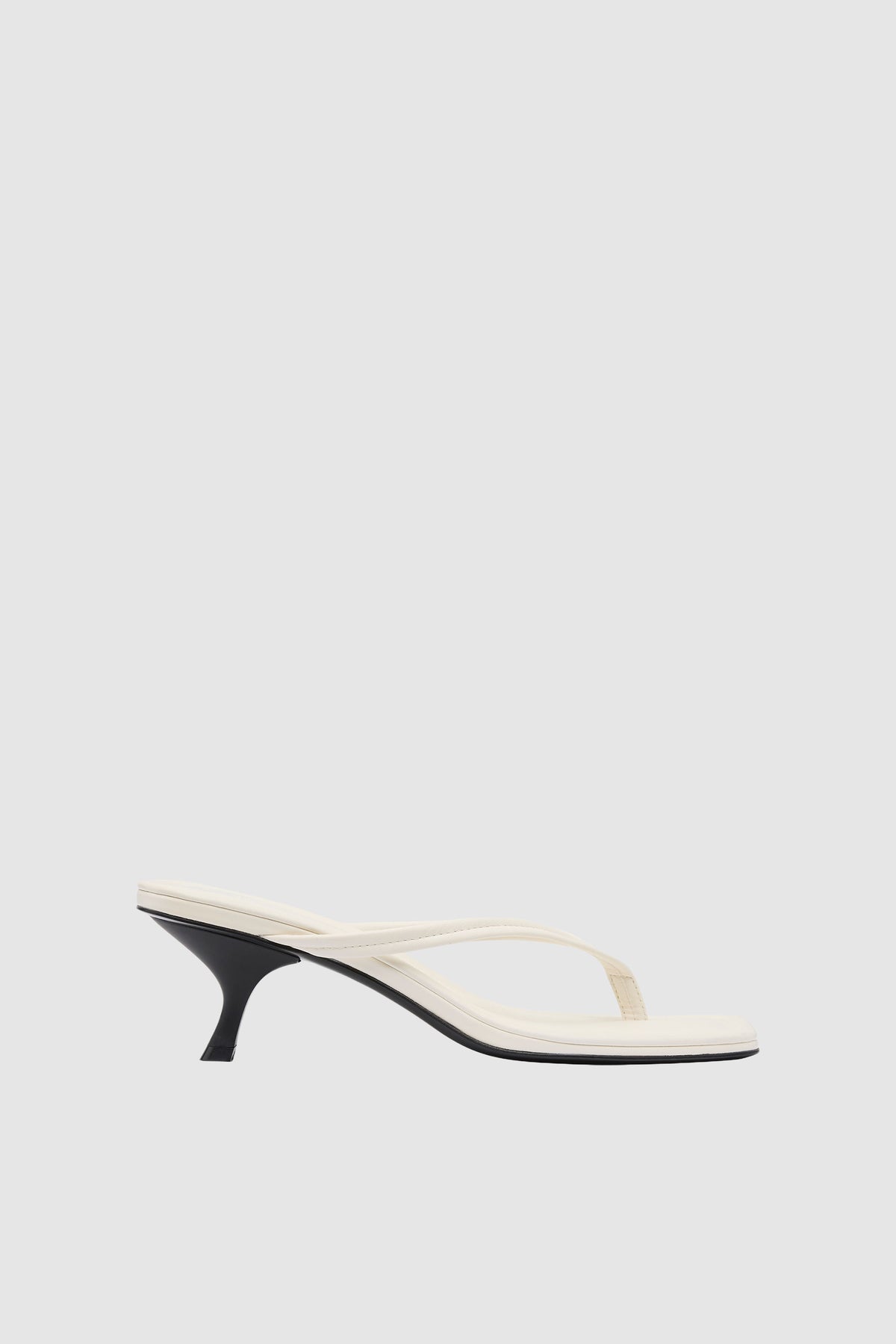 Thong Detail Heel - Off White