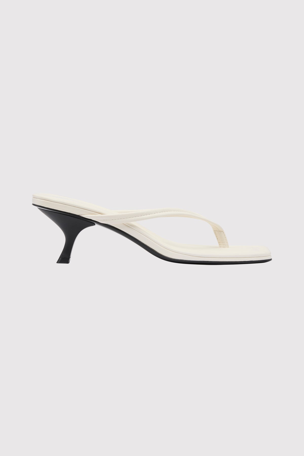 Thong Detail Heel - Off White