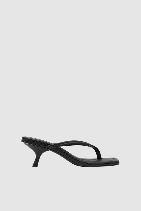 Thong Detail Heel - Black