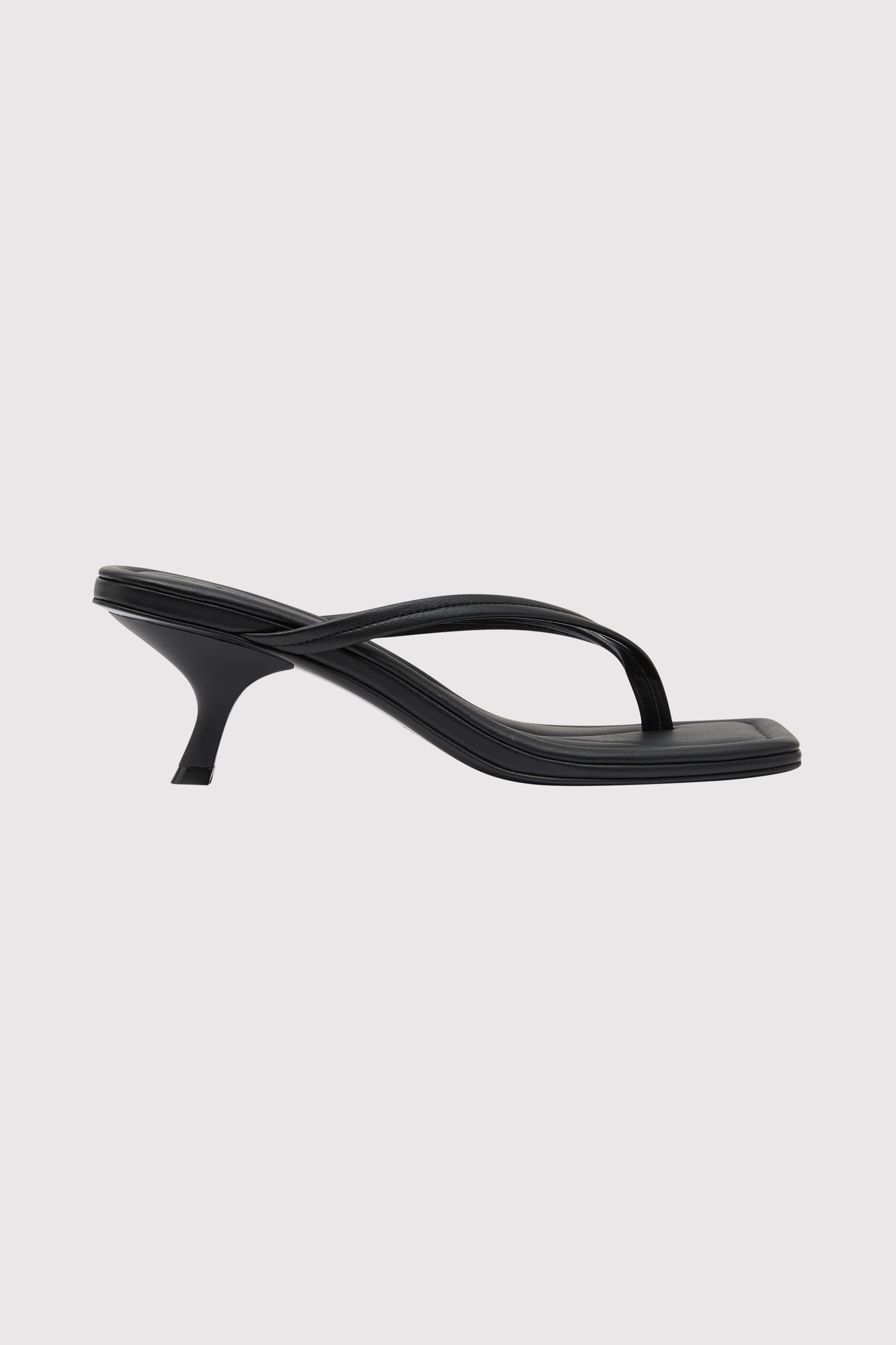 Thong Detail Heel - Black