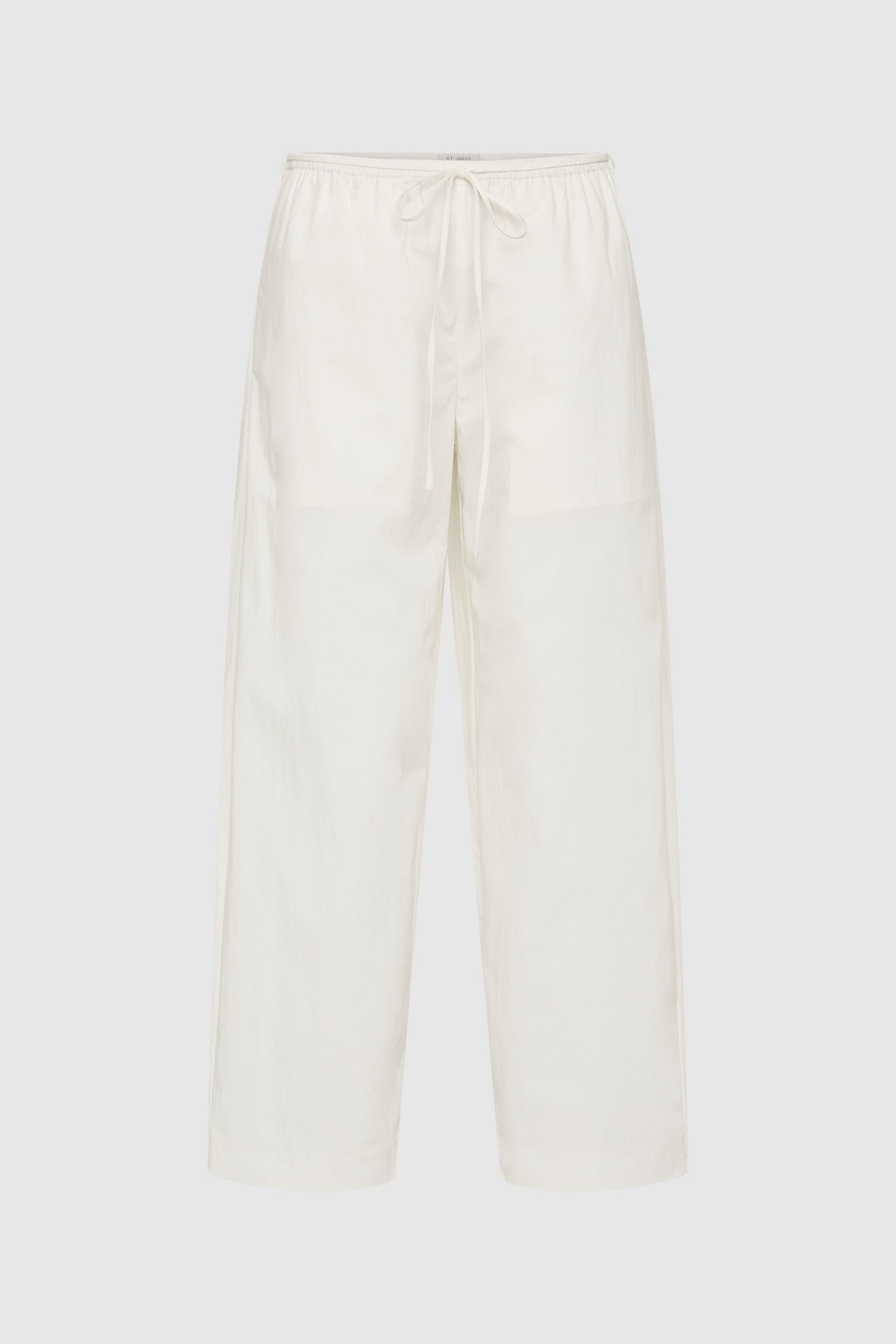 Fine Rouleau Crop Pants - Off White