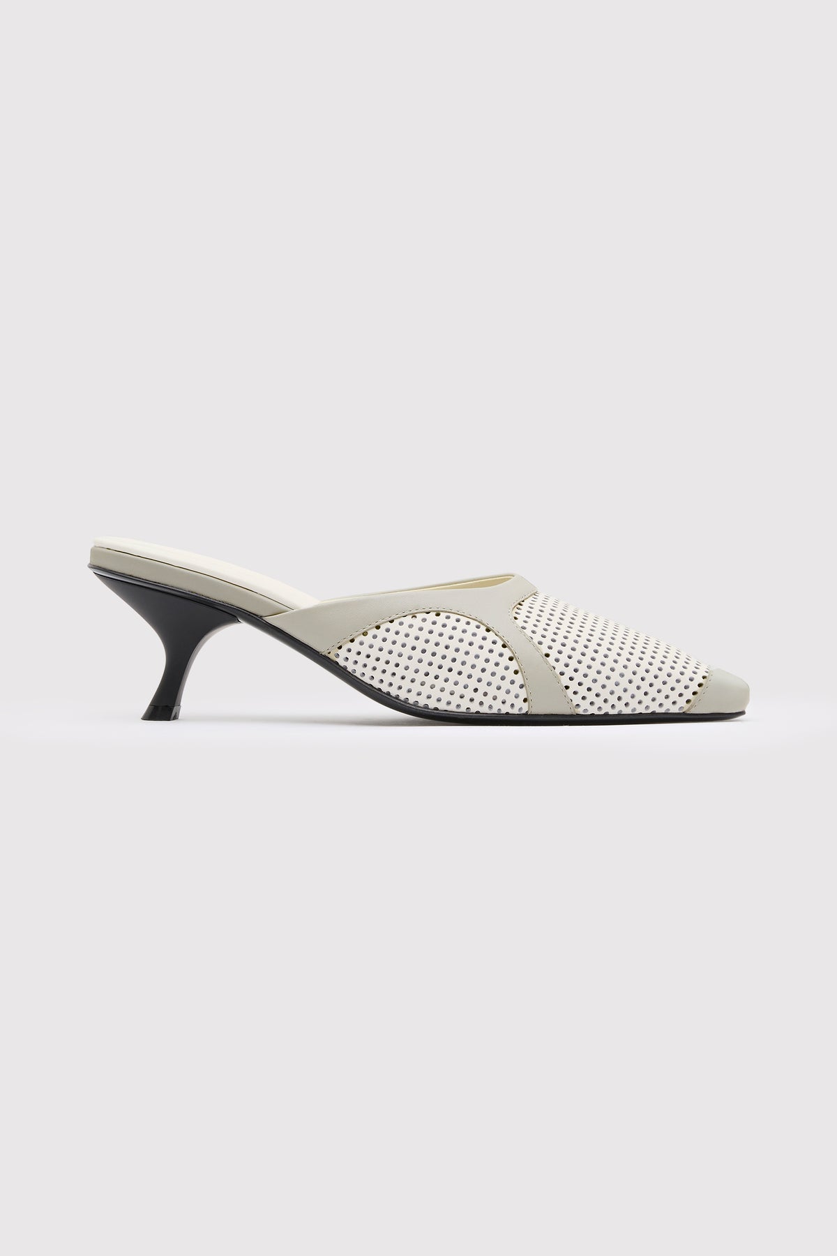 Perforated Heel - Off White