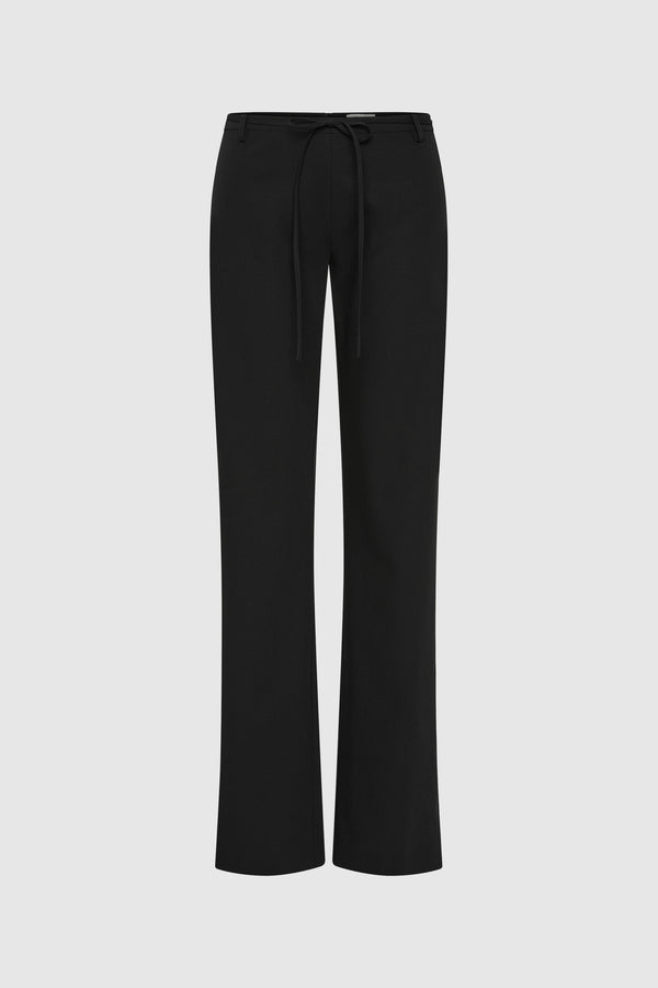 90s Rouleau Minimal Pants - Black