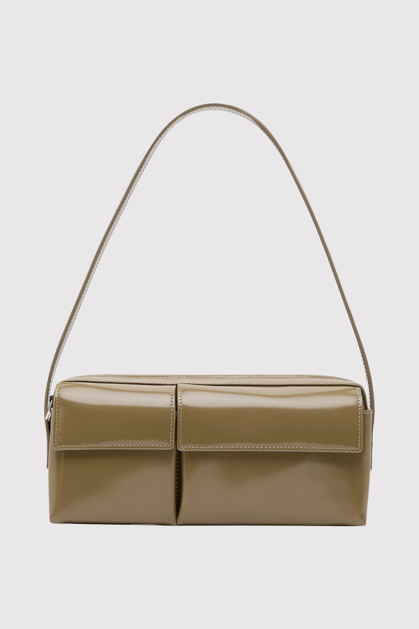 90s Utility Shoulder Bag - Oak