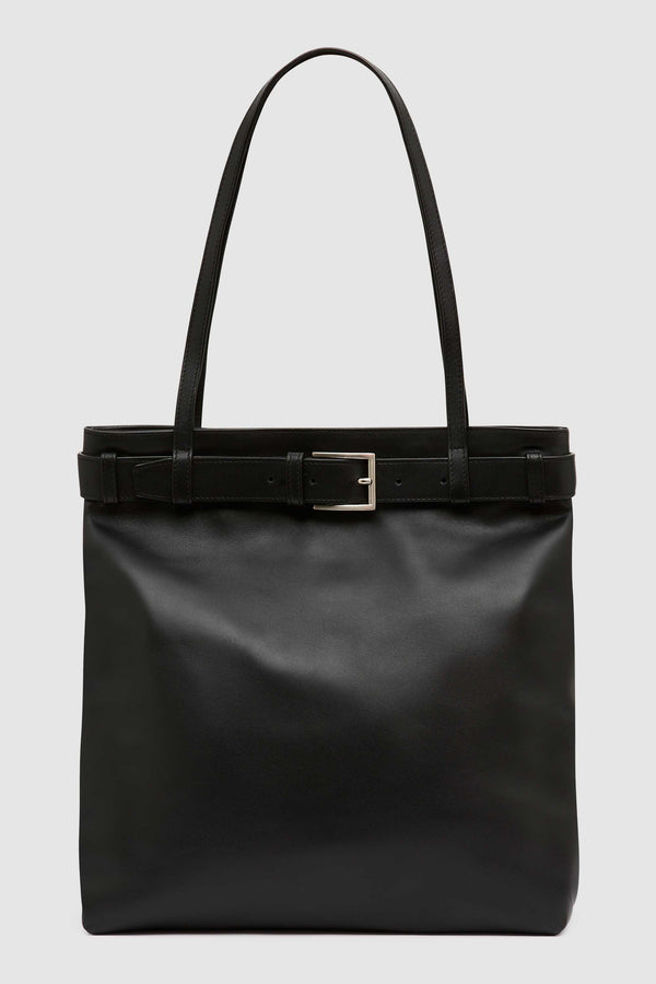 PRE-ORDER: Belt Detail Tote - Black