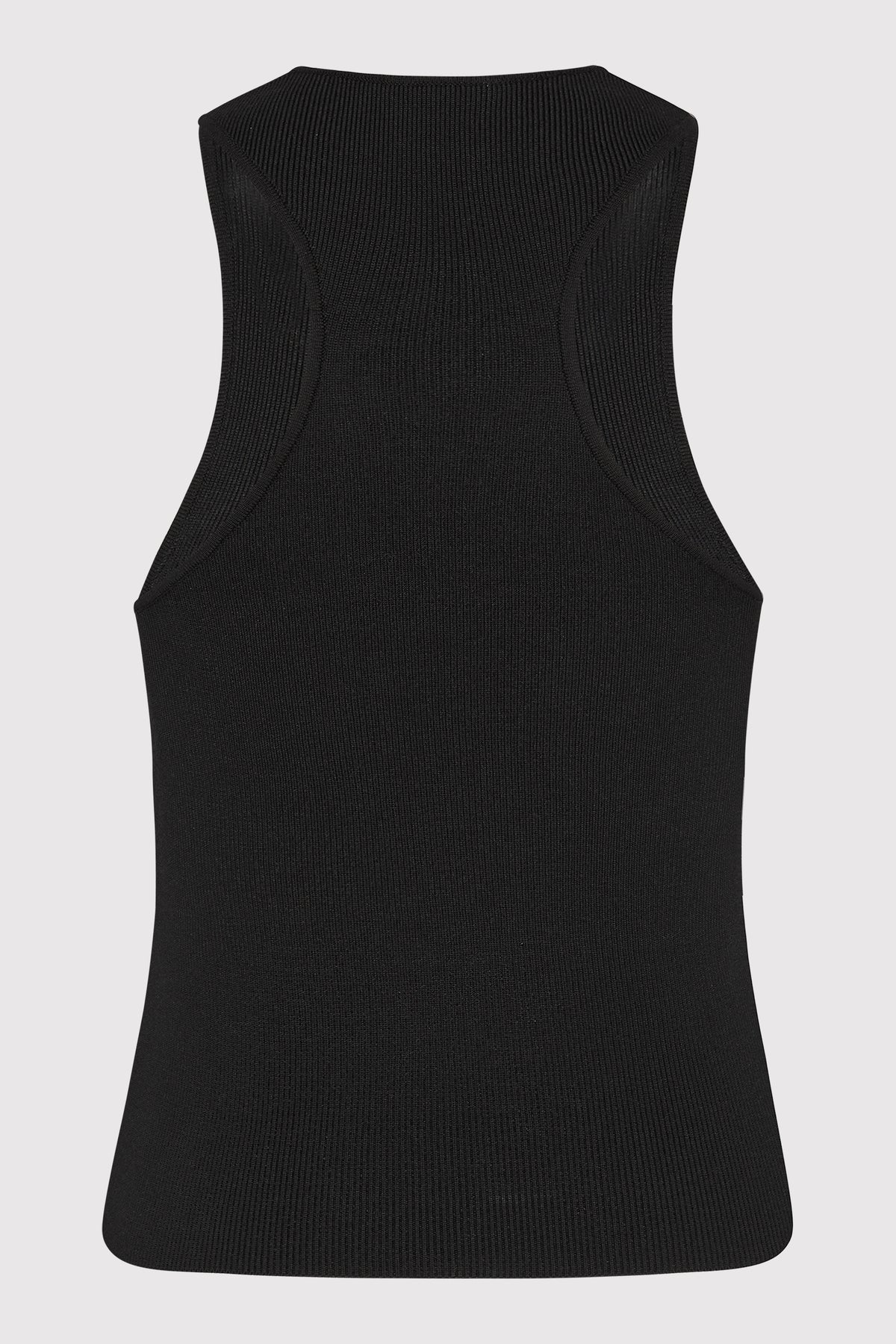Sculpted Knit Top - Black