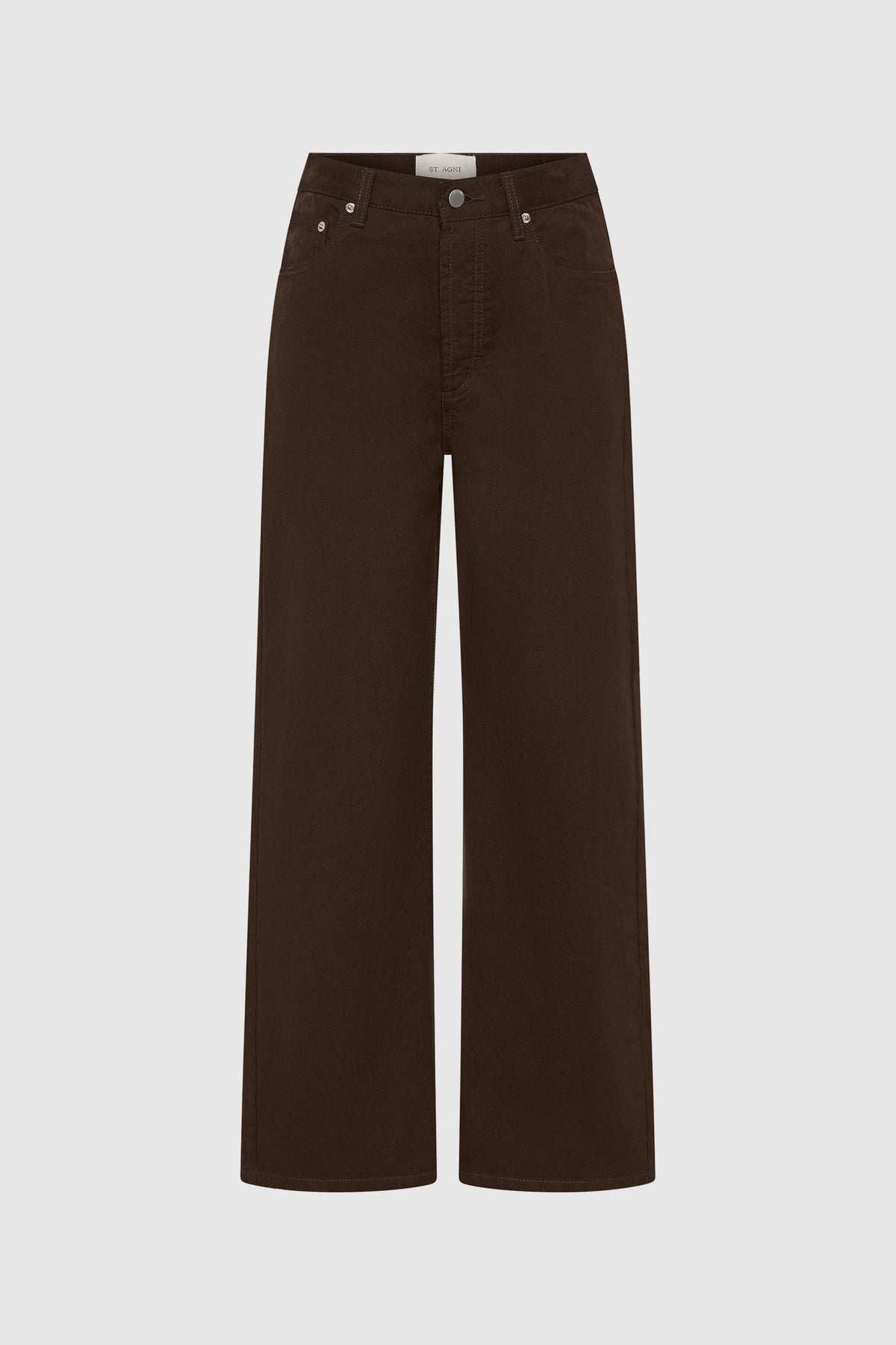 Canvas Classic Mid Rise Jeans - Bark